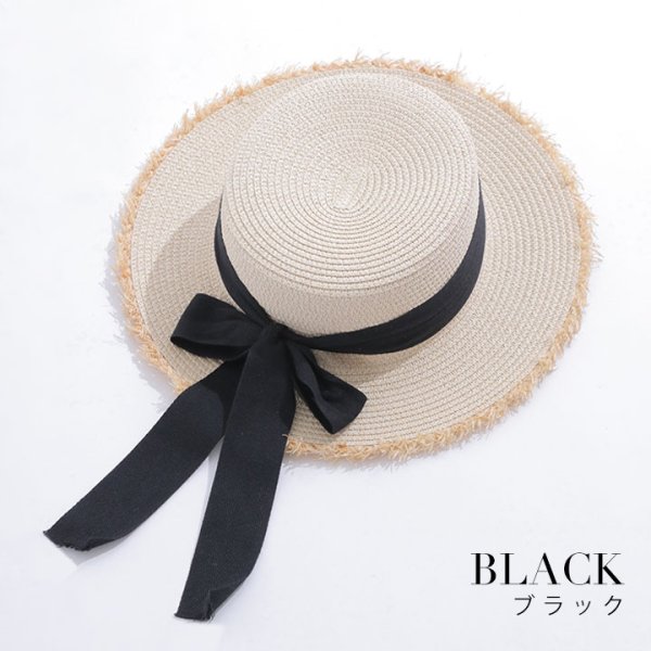 画像5: 【即日発送】【浴衣小物：麦わら帽子】リボン付きストローハット【YMT】