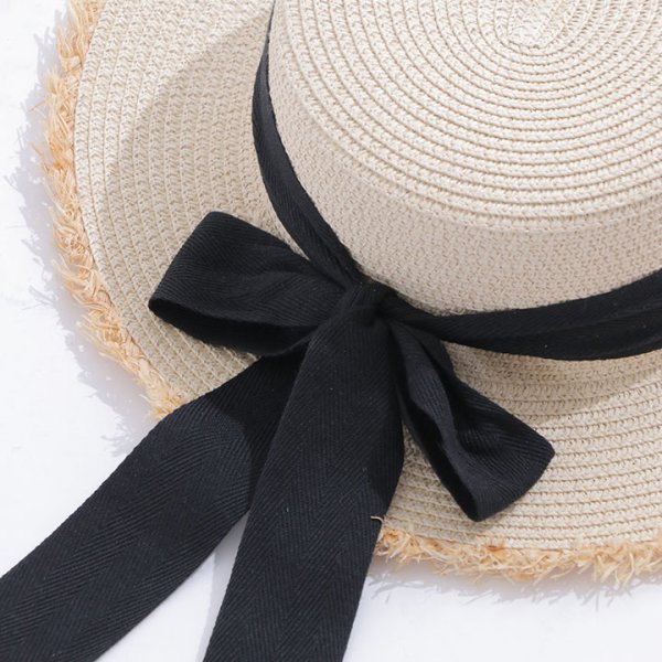 画像6: 【即日発送】【浴衣小物：麦わら帽子】リボン付きストローハット【YMT】