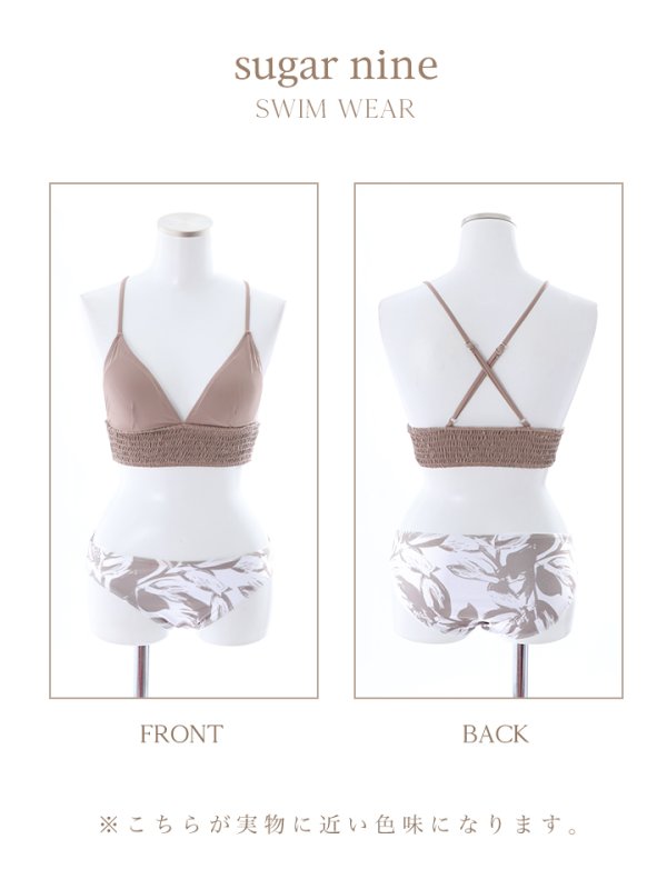 画像19: 【即日発送】【水着セール】【ビキニ】【水着】ヘルシー花柄ビキニ[YMT]