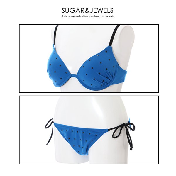 画像7: 【即日発送】【水着】杉原杏璃プロデュース / ANDIPTER（アンディプター）【1カラー】スパンコールブルービキニ[YMT]