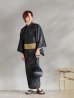 画像6: 【即日発送！】【メンズ浴衣】ブラック×シンプル金魚浴衣【浴衣３点セット 浴衣/帯/下駄】 OBI-MS-003-wk-5-Y [YMT]