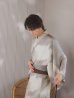 画像5: 【即日発送！】【メンズ浴衣】グレージュモザイク柄浴衣【浴衣３点セット 浴衣/帯/下駄】OBI-MS-002-wk-4-WR