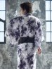 画像5: 【浴衣セット】タイダイ柄メンズ浴衣【浴衣３点セット 浴衣/帯/下駄】（OBI-MS-001-ok-10-B）[YMT]