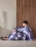 画像10: 【即日発送】【メンズ浴衣】濃淡紫地にボーダーデザインの紳士浴衣【浴衣・帯・下駄セット】（OBI-MS-001-ok-6-W）[YMT]