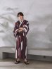 画像24: 【即日発送】【メンズ浴衣】焔格子のメンズ紳士浴衣 【浴衣３点セット 浴衣/帯/下駄】[FB03] (24)