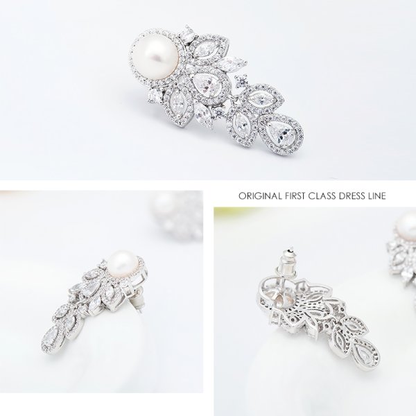 画像3: 【アクセサリー:ネックレス】【Angel R/エンジェルアール】ラグジュアリーストーンネックレス&ピアスセット【OF02C-U】