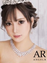 【アクセサリー：セット】【Angel R/エンジェルアール】ドロップストーンネックレス＆ピアスセット