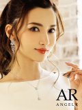 【アクセサリー：ネックレス】【Angel R/エンジェルアール】スクエアストーンビジューチェーンネックレス【OF02】