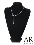 【アクセサリー：ネックレス】【ANGEL R/エンジェルアール】シンプルビジューラインネックレス[OF02]