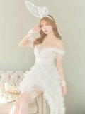 【即日発送】桜咲乃愛ちゃんコラボ2WAY天使＆バニーコスプレ【コスプレ豪華10点セット】【S-Lサイズ】[HC02-H]