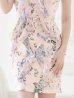 画像11: SALE!【高級ドレスanが特別価格!】花柄フリルレースドレス/透け/胸元隠し/ミニドレス/キャバドレス【S-Mサイズ/3カラー】[HC02-U] 【AOC】 (11)