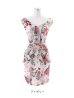 画像13: SALE!【高級ドレスanが特別価格!】花柄フリルレースドレス/透け/胸元隠し/ミニドレス/キャバドレス【S-Mサイズ/3カラー】[HC02-U] 【AOC】 (13)