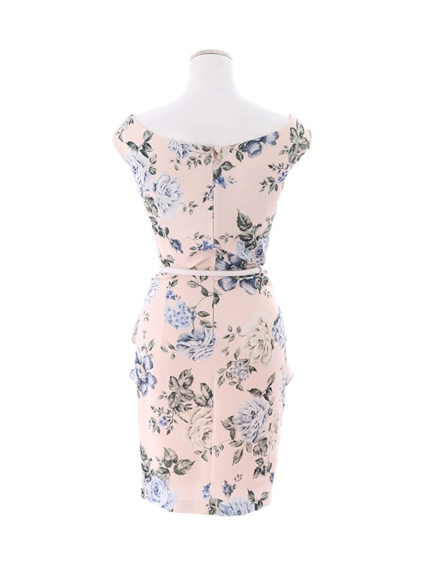 画像16: SALE!【高級ドレスanが特別価格!】花柄フリルレースドレス/透け/胸元隠し/ミニドレス/キャバドレス【S-Mサイズ/3カラー】[HC02-U] 【AOC】