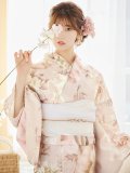 【即日発送！】くすみピンクスウィート浴衣 OBI-siwa-200-kj-13-OW / HIMO-900-yn-8-P / HEKO-800-sb-5-W / YA-74-kn-P / GETA-01-kj-7-P[YMT]