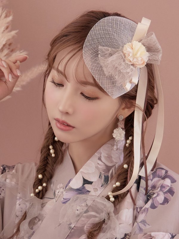 画像6: 【即日発送】【オリジナル浴衣】大人スウィートフラワー牡丹柄浴衣【浴衣３点セット浴衣/帯/下駄】[YMT]