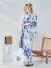 画像4: 【即日発送！】【浴衣】白地に水彩牡丹のクラシック浴衣 グラデーション帯 【浴衣３点セット 浴衣/帯/下駄】OBI-g-500-kj-9-NV / HIMO-900-yn-4-GYxGY / YA-940-kj-IV/ YA-940-kj-BL / HEKO-800-sb-5-W / GETA-02-ok-3-LBL [YMT]