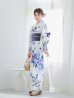 画像7: 【即日発送】【浴衣】白地に水彩牡丹のクラシック浴衣 グラデーション帯 【浴衣３点セット 浴衣/帯/下駄】OBI-g-500-kj-9-NV / HIMO-900-yn-4-GYxGY / YA-953-kn-BL  / HEKO-800-sb-5-W / GETA-02-ok-3-LBL [YMT]