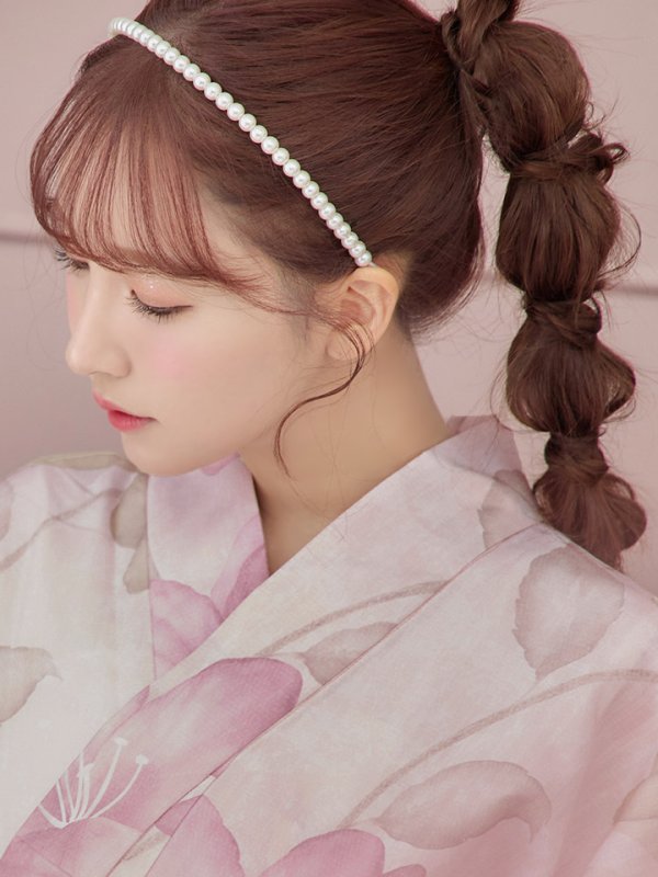 画像6: 【即日発送！】【浴衣】  大人スウィート/ピンク地x百合浴衣【浴衣３点セット 浴衣/帯/下駄】[FB02]