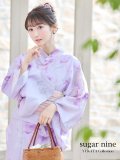 【即日発送】【浴衣】ストライプ地 /グラデーション木蓮浴衣 OBI-g-500-kj-2-P / HIMO-900-yn-4-GYxGY / YA-68-kn-PL / YA-943-kj-PL / HEKO-800-sb-5-W / GETA-02-ok-3-LBL [YMT]