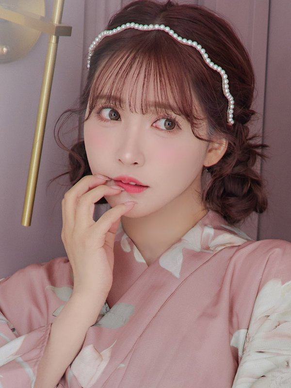 画像11: 【浴衣セール！】【即日発送】【浴衣】 大人スウィート/ピンク地フラワー浴衣【浴衣３点セット 浴衣/帯/下駄】[YMT]