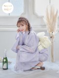 【浴衣セール！】【浴衣】ライラックの可憐な花浴衣 OBI-siwa-200-kj-13-OW/ HIMO-900-yn-4-GYxGY/ YA-1079-kj-6-W/ HEKO-800-sb-5-W/ GETA-02-ok-3-LBL[YMT]