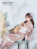 大人スウィート/くすみピンク椿浴衣  OBI-siwa-200-kj-13-OW / HIMO-900-yn-8-P / YA-954-kj-P / HEKO-800-sb-5-W / GETA-02-ok-5-P [YMT]