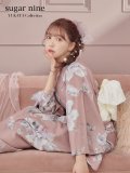 大人スウィート/ピンク地フラワー浴衣  OBI-siwa-200-kj-13-OW / HIMO-900-yn-8-P / YA-954-kj-P / HEKO-800-sb-5-W / GETA-02-ok-5-P  [YMT]