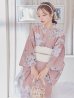 画像16: 大人スウィート/くすみピンク椿浴衣【浴衣３点セット 浴衣/帯/下駄】OBI-siwa-200-kj-13-OW / HIMO-900-yn-8-P / YA-1079-kj-5-W / HEKO-800-sb-5-W / GETA-02-ok-5-P[YMT]