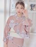 画像19: 大人スウィート/くすみピンク椿浴衣【浴衣３点セット 浴衣/帯/下駄】OBI-siwa-200-kj-13-OW / HIMO-900-yn-8-P / YA-1079-kj-5-W / HEKO-800-sb-5-W / GETA-02-ok-5-P[YMT]