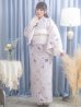 画像5: 【即日発送】可憐なパープルxホワイト牡丹浴衣 siwa-702ok / Yhimo-P / Yheko-P / CG-15-IV[OF01]
