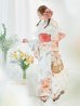 画像3: 【即日発送】アプリコットピンク牡丹浴衣  【浴衣３点セット 浴衣/帯/下駄】OBI-g-500-kj-4-OR / HIMO-902-kj-3-TRC / HEKO-800-sb-5-W / YA-577-kj-P / GETA-01-kj-3-IV /  [YMT]