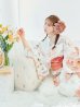 画像7: 【即日発送】アプリコットピンク牡丹浴衣  【浴衣３点セット 浴衣/帯/下駄】OBI-g-500-kj-4-OR / HIMO-902-kj-3-TRC / HEKO-800-sb-5-W / YA-577-kj-P / GETA-01-kj-3-IV /  [YMT]