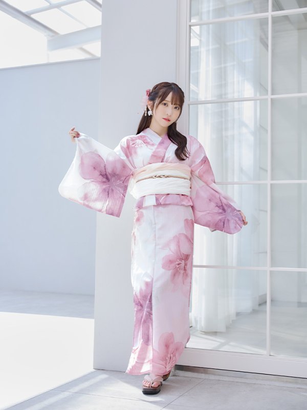 画像5: 【即日発送！】sweetチェリーブロッサム浴衣  【浴衣３点セット 浴衣/帯/下駄】[YMT]