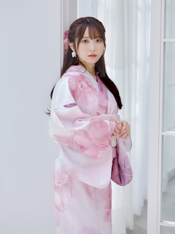画像7: 【即日発送！】sweetチェリーブロッサム浴衣  【浴衣３点セット 浴衣/帯/下駄】[YMT]