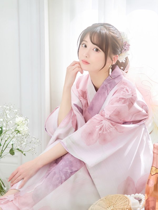 画像13: 【即日発送】sweetチェリーブロッサム浴衣  【浴衣３点セット 浴衣/帯/下駄】[YMT]