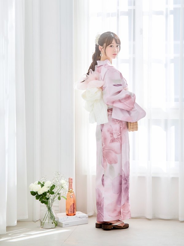 画像14: 【即日発送】sweetチェリーブロッサム浴衣  【浴衣３点セット 浴衣/帯/下駄】[YMT]