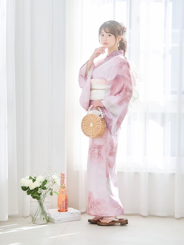画像15: 【即日発送】sweetチェリーブロッサム浴衣  【浴衣３点セット 浴衣/帯/下駄】[YMT]
