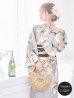 画像3: 【即日発送】グレージュニュアンスフラワー浴衣 OBI-hira-100-ok-2-BRxBE / HIMO-900-yn-7-MOC / HEKO-800-sb-3-BR / YA-72-kn-MOC / YA-496-kj-W / GETA-01-kj-5-MOC/ [YMT]