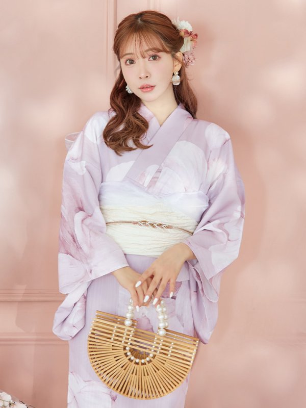 画像14: 【即日発送】くすみピンクブロッサム浴衣  【浴衣３点セット 浴衣/帯/下駄】[YMT]