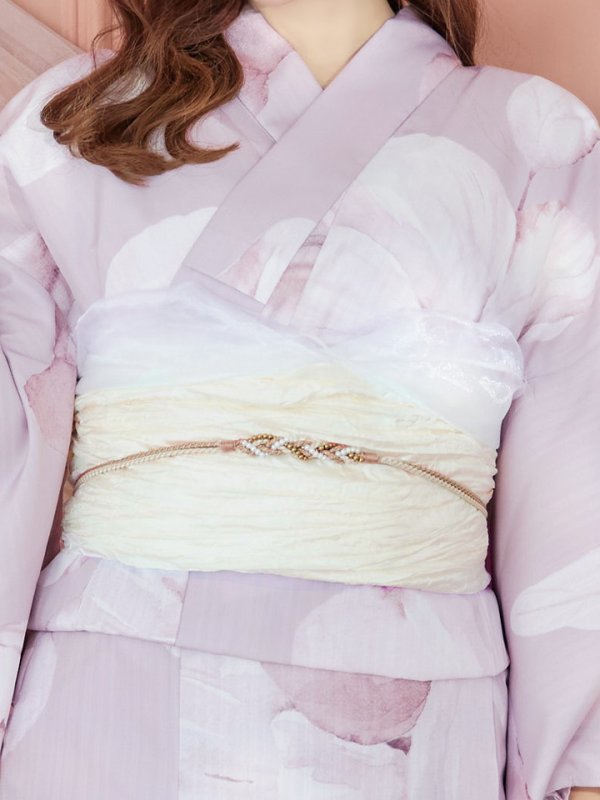 画像20: 【即日発送】くすみピンクブロッサム浴衣  【浴衣３点セット 浴衣/帯/下駄】[YMT]