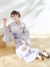 画像3: 【即日発送！】アイシーリリーフラワー浴衣 OBI-g-500-kj-8-GY / HIMO-900-yn-4-GYxGY / HEKO-800-sb-5-W / YA-953-kn-BL / GETA-01-kj-3-IV[YMT]