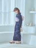 画像5: 【即日発送！】ネイビー夜空浴衣  【浴衣３点セット 浴衣/帯/下駄】[YMT]