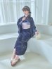 画像7: 【即日発送！】ネイビー夜空浴衣  【浴衣３点セット 浴衣/帯/下駄】[YMT]