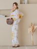 画像13: 【即日発送】アンニュイイエローフラワー浴衣  【浴衣３点セット 浴衣/帯/下駄】OBI-g-500-kj-5-MUS / HIMO-902-kj-2-MUS / HEKO-800-sb-5-W / YA-577-kj-W / GETA-01-kj-3-IV /  [YMT]