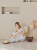 画像6: 【即日発送】アンニュイイエローフラワー浴衣  【浴衣３点セット 浴衣/帯/下駄】OBI-g-500-kj-5-MUS / HIMO-902-kj-2-MUS / HEKO-800-sb-5-W / YA-577-kj-W / GETA-01-kj-3-IV /  [YMT]