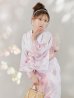 画像20: 【即日発送】ニュアンスピンクフラワー浴衣  【浴衣３点セット 浴衣/帯/下駄】OBI-siwa-200-kj-8-P / HIMO-903-kj-W02 / HEKO-800-sb-4-P / YA-1079-kj-3-W / GETA-01-kj-7-P/ [YMT]