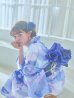 画像11: 【即日発送】水彩フラワーブルー浴衣 siwa-g210kj / Yhimo-IV / Yheko-WH / A948kj-NV / YG04BLkj/ [OF03]