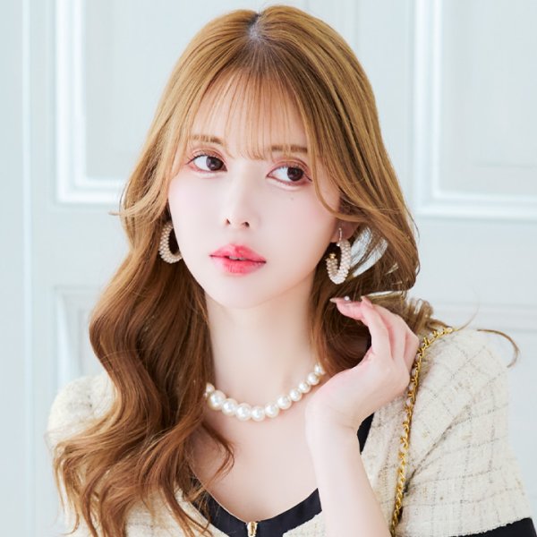 画像5: 【アクセサリー：ピアス】パールフープピアス【1サイズ/1カラー】[OF02]