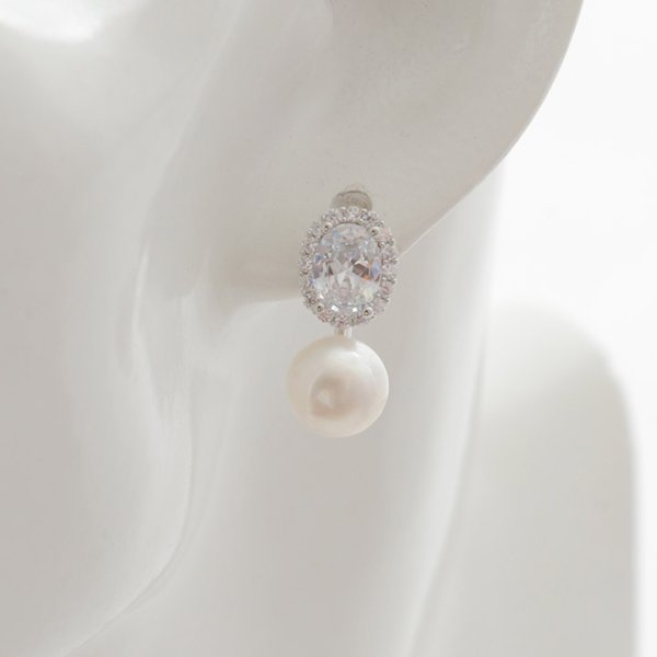 画像3: 【アクセサリー：ピアス】ドロップパールピアス【Fサイズ/1カラー】[OF02] 