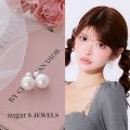 【アクセサリー：ピアス】大粒パールピアス【Fサイズ/1カラー】[OF02] 